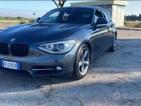 Usata BMW 120 Sport Line 184 CV (135 kW) 2012 Grigio Utilitaria