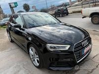 Usata Audi A3 S-Line 177 CV (130 kW) 2019 Nero Berlina