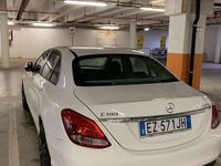 Usata Mercedes C180 116 CV (85 kW) 2015 Bianco Berlina