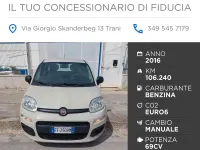 Usata Fiat Panda Easy 69 CV (50 kW) 2016 Bianco Utilitaria