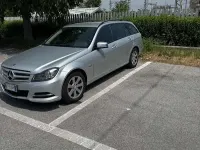 Usata Mercedes C220 Avantgarde 170 CV (125 kW) 2011 Argento Station wagon