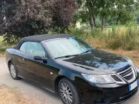 Usata Saab 9-3 150 CV (110 kW) 2010 Nero Cabrio