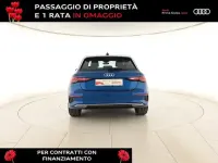 Usata Audi A3 Advanced Plus 110 CV (80 kW) 2022 Blu atollo metallizzato Berlina