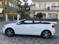 Usata VW Golf Cabriolet 105 CV (77 kW) 2011 Bianco Cabrio