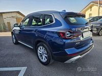 Usata BMW X3 184 CV (135 kW) 2022 Blu/azzurro SUV