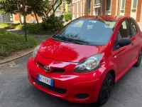 Usata Toyota Aygo 68 CV (50 kW) 2010 Rosso Utilitaria