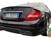 Usata Mercedes C220 Avantgarde 170 CV (125 kW) 2014 Nero Coupé
