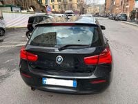 Usata BMW 118 Sport Line 150 CV (110 kW) 2017 Nero Utilitaria