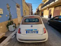 Usata Fiat 500C 69 CV (50 kW) 2010 Bianco Cabrio