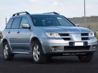 Usata Mitsubishi Outlander 136 CV (100 kW) 2008 Argento SUV
