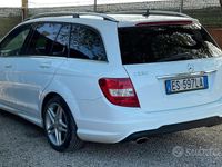 Usata Mercedes C220 Avantgarde 170 CV (125 kW) 2013 Bianco Station wagon