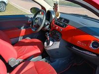 Usata Fiat 500 Pop 69 CV (50 kW) 2009 Rosso Cabrio