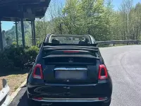 Usata Fiat 500C 69 CV (50 kW) 2016 Nero Cabrio