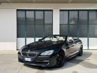 Usata BMW 640 Cabriolet 320 CV (235 kW) 2011 Nero Cabrio