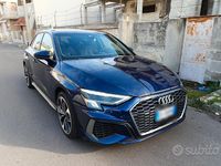 Usata Audi A3 Sportback g-tron S-Line 131 CV (96 kW) 2022 Blu Utilitaria