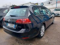 Usata VW Golf VII Highline 110 CV (80 kW) 2014 Nero Station wagon