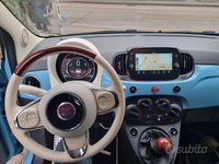 Usata Fiat 500C Lounge 69 CV (50 kW) 2016 Blu Cabrio