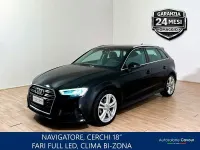 Usata Audi A3 Sportback g-tron Business 131 CV (96 kW) 2019 Nero Utilitaria