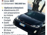 Usata VW Golf VII 2017 Nero Berlina