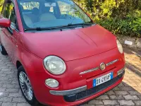 Usata Fiat 500 69 CV (50 kW) 2009 Rosso Cabrio