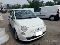 Usata Fiat 500 69 CV (50 kW) 2009 Bianco Cabrio