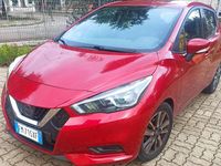 Begagnad Nissan Micra Acenta 90 HK (66 kW) 2018 Röd Sedan