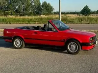 Usata BMW 318 Cabriolet 113 CV (83 kW) 1992 Rosso Cabrio