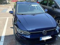 Usata VW Golf VIII 150 CV (110 kW) 2020 Blu Utilitaria