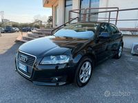 Usata Audi A3 Attraction 105 CV (77 kW) 2009 Nero Utilitaria