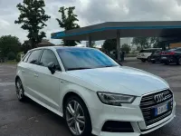 Usata Audi A3 S-Line 150 CV (110 kW) 2019 Bianco Berlina