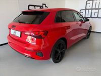 Usata Audi A3 Advanced 150 CV (110 kW) 2021 Rosso Berlina