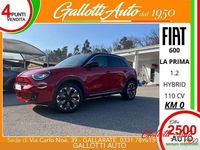 Nuova Fiat 600 La Prima 110 CV (80 kW) 2025 Bicolore rosso passione tet SUV