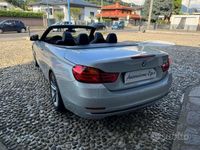 Usata BMW 420 Sport Line 190 CV (139 kW) 2017 Argento Cabrio