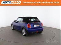 Usata Mini Cooper D Cabriolet 116 CV (85 kW) 2019 Blu Cabrio