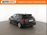 Usata Audi A3 Attraction 125 CV (91 kW) 2016 Nero Berlina