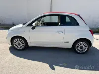 Usata Fiat 500 95 CV (69 kW) 2011 Bianco Cabrio