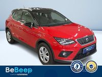 Usata Seat Arona XCELLENCE 95 CV (69 kW) 2019 Rosso metallizzato SUV