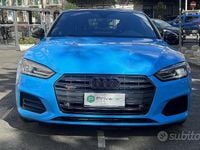 Usata Audi A5 190 CV (139 kW) 2018 Blu Coupé