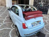 Begagnad Fiat 500 Lounge 101 HK (74 kW) 2010 Blå Cab