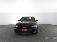 Usata Audi A3 116 CV (85 kW) 2021 Nero midnight Berlina
