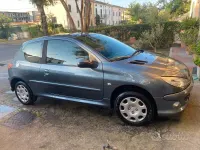 Usata Peugeot 206 88 CV (64 kW) 2006 Grigio Utilitaria