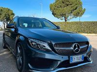 Usata Mercedes C200 AMG 136 CV (100 kW) 2015 Grigio Berlina