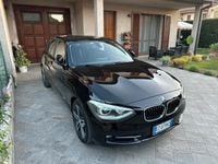 Usata BMW 118 Efficient Dynamics 150 CV (110 kW) 2015 Nero Utilitaria