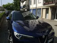 Usata Alfa Romeo Stelvio Business 190 CV (139 kW) 2019 Blu/azzurro SUV