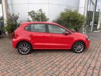 Usata VW Polo Highline 90 CV (66 kW) 2017 Rosso Berlina