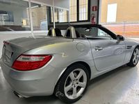 Usata Mercedes SLK200 Premium 184 CV (135 kW) 2014 Argento Cabrio