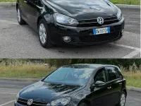 Usata VW Golf VI 105 CV (77 kW) 2010 Nero Utilitaria