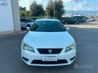 Usata Seat Leon Business 110 CV (80 kW) 2015 Bianco Berlina