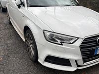 Usata Audi A3 S-Line 150 CV (110 kW) 2017 Bianco Berlina