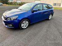 Usata Peugeot 308 130 CV (95 kW) 2018 Blu Station wagon